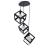 Lustra Forma Cub, STRUKTUR Cluster, 3 x E27, Negru, Metal ModernLight Concept