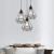 Lustra Forma Diamant, STRUKTUR, 3xE27, Negru, Metal ModernLight Concept
