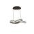 Lustra LED suspendata cu telecomanda INFINITY LOOP 92W, lumina Rece/Calda/Neutra, Dimabila, Negru, Inaltime Reglabila ModernLight Concept