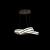 Lustra LED suspendata cu telecomanda INFINITY LOOP 92W, lumina Rece/Calda/Neutra, Dimabila, Negru, Inaltime Reglabila ModernLight Concept
