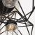 Lustra Forma Diamant, STRUKTUR, 3xE27, Negru, Metal ModernLight Concept