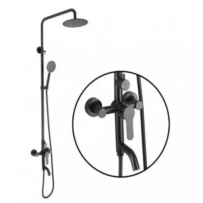 Coloana Dus, Inox SUS304, Negru, HS005 ModernLight Concept