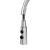 Baterie Bucatarie cu Dus Extractibil Alama Sanitara Argintiu CF/1035/C ModernLight Concept