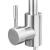 Baterie Bucatarie Monocomanda Pipa Pivotanta Cartus Ceramic Inox Satinat Racorduri Kit Fixare Incluse CF002 ModernLight Concept