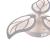Lustra LED cu telecomanda LAURICE 33W, 3 Petale, lumina Rece/Calda/Neutra, Dimabila, Alb ModernLight Concept