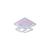 Lustra LED cu telecomanda si cristal LEILA 154W, 3 Patrate, lumina Rece/Calda/Neutra, Dimabila, Alb Crom Lucios ModernLight Concept