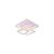 Lustra LED cu telecomanda si cristal LEILA 154W, 3 Patrate, lumina Rece/Calda/Neutra, Dimabila, Alb Crom Lucios ModernLight Concept