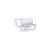 Lustra LED cu telecomanda si cristal LEILA 154W, 3 Patrate, lumina Rece/Calda/Neutra, Dimabila, Alb Crom Lucios ModernLight Concept