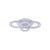 Lustra LED cu telecomanda si cristal NOVA ROTONDA RGB 86W, 4 Cercuri, lumina Rece/Calda/Neutra, Dimabila, Alb ModernLight Concept