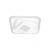 Lustra LED NEXA 3D 45W, Patrata, lumina Rece/Calda/Neutra , Alb ModernLight Concept