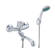 Baterie Cada Crom Lucios - Set Complet cu Pipa Pivotanta de 18cm, Para, Furtun si Excentrice Incluse ModernLight Concept