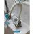 Baterie cu Pipa Flexibila, Inox SUS304, Satinat si Alb, CF025WH ModernLight Concept