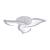 Lustra LED cu telecomanda LOTUS 34W, 3 Petale, lumina Rece/Calda/Neutra, Dimabila, Alb ModernLight Concept