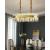 Candelabru LED Achim cu Telecomanda, 200W, Diametru 80cm, Auriu, Dimabil ModernLight Concept