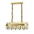 Candelabru LED Achim cu Telecomanda, 200W, Diametru 80cm, Auriu, Dimabil ModernLight Concept