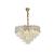 Candelabru Cristal WINDSOR Nobile 5xE14, Diametru 40cm, Auriu Lucios, Inaltime Reglabila ModernLight Concept