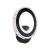 Aplica LED NOVA Rotonda, 16W, Negru & Inox, lumina Calda/Rece/Neutra ModernLight Concept