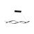 Lustra LED suspendata cu telecomanda FLUX 80W, lumina Rece/Calda/Neutra, Dimabila, Negru, Inaltime Reglabila ModernLight Concept