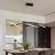 Lustra LED suspendata cu telecomanda FLUX 80W, lumina Rece/Calda/Neutra, Dimabila, Negru, Inaltime Reglabila ModernLight Concept