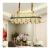 Candelabru LED Pollux cu Telecomanda, 156W, Diametru 80cm, Auriu, Cristal, Dimabila ModernLight Concept
