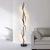 Lampadar LED Upsilon, 48W, 3000K/4000K/6000K, Metal si Acril, Negru ModernLight Concept