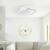Lustra LED cu cristal ANASTASIA 17W, Diametru 30cm, lumina Rece/Calda/Neutra, Alb ModernLight Concept