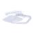 Lustra LED cu cristal ANASTASIA 17W, Diametru 30cm, lumina Rece/Calda/Neutra, Alb ModernLight Concept