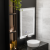 Oglinda LED Rectangulara, 60x80cm, Verite MotionGlow Marcello, Sistem Dezaburire, Ceas & Termometru, Dimabila ModernLight Concept