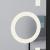 Oglinda LED Rectangulara, 60x80cm, Eclat MotionGlow Marcello, Ceas & Termometru, Sistem Dezaburire, Lupa Cosmetica, Dimabila ModernLight Concept