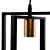 Pendul Patrisi 2x E27 Negru ModernLight Concept