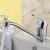 Baterie Lavoar, Pipa Pivotanta, Lungime 15CM, Cartus Ceramic, Crom, Racord Inclus ModernLight Concept