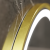 Oglinda LED Rotunda, 70cm, Celeste Royale Gold MotionGlow Marcello, Sistem Dezaburire, Ceas & Termometru, Dimabila ModernLight Concept