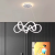 Lustra LED suspendata cu telecomanda INFINITY HALO 138W, lumina Rece/Calda/Neutra, Dimabila, Alb, Inaltime Reglabila ModernLight Concept