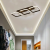 Lustra LED VERTEX 32W, 3 Patrate, Liniara, lumina Rece/Calda/Neutra, Neagra ModernLight Concept