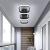 Lustra LED VERTEX 32W, 3 Patrate, Liniara, lumina Rece/Calda/Neutra, Neagra ModernLight Concept