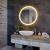 Oglinda LED Rotunda, 50cm, Noxia Touch, Sistem Dezaburire, Dimabila ModernLight Concept
