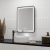 Oglinda LED Rectangulara 90x75cm Edge LUMINOUS Touch Sistem Dezaburire, Rama Neagra ModernLight Concept