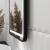 Oglinda LED Rectangulara 90x75cm Edge LUMINOUS Touch Sistem Dezaburire, Rama Neagra ModernLight Concept