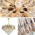 Candelabru Cristal ALHAMBRA Eleganza 8x E14, Diametru 49cm, Auriu Lucios, Inaltime Reglabila ModernLight Concept