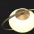 Veioza Olimpia 1x E27, Auriu ModernLight Concept