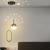 Lustra LED suspendata GILONA 42W, lumina Rece/Calda/Neutra, Negru ModernLight Concept