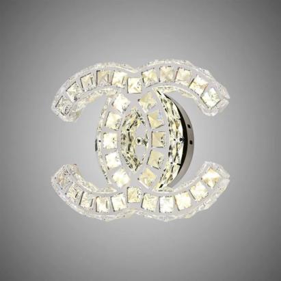 Aplica LED cu cristal YANIRA 28W, lumina Rece/Calda/Neutra, Crom Lucios ModernLight Concept