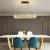 Candelabru LED cu Telecomanda Zimar 80W, Diametru 80cm Auriu ModernLight Concept