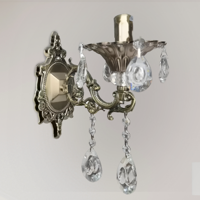Aplica Cristal SANSSOUCI Picollo, 1xE14, Alama Antichizata ModernLight Concept