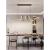 Lustra LED suspendata cu telecomanda RIBBON 66W, Liniara, lumina Rece/Calda/Neutra, Dimabila, Negru, Inaltime Reglabila ModernLight Concept