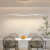 Lustra LED cu telecomanda STUDIO JELENA, 35W, lumina Rece/Calda/Neutra, Dimabila, Alb ModernLight Concept