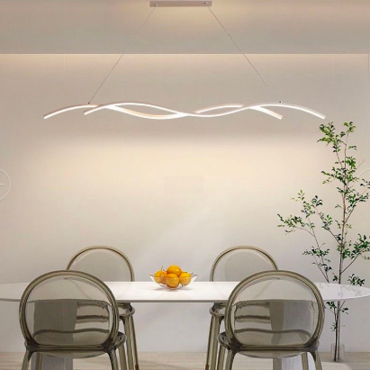 Lustra LED cu telecomanda STUDIO JELENA, 35W, lumina Rece/Calda/Neutra, Dimabila, Alb ModernLight Concept