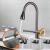 Baterie Bucatarie cu Dus Extractibil Inox Gri Cu Functie Cascada YB1500N ModernLight Concept