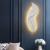 Aplica LED Esther, forma Pana, 36W, 87cm Alb/Auriu ModernLight Concept
