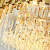 Candelabru Cristal BLOIS Eleganza, Diametru 49cm, 8x E14, Auriu Lucios, Inaltime Reglabila ModernLight Concept
